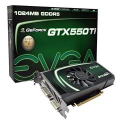 EVGA NVIDIA GeForce GTX550 TI Grafikkarte (PCI-e, 1GB, GDDR5 Speicher, 2xDVI, Mini-HDMI, 1 GPU)