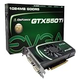 EVGA Nvidia GTX550Ti 1GB 192-Bit 3D Ready Graphics Card