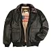 Men's Navy G-1 Flight Leather Bomber Jacket - Regular, Tall, Big, Big & Tall
