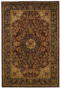 Classic Kerman Cl362a Burgundy / Navy Oriental Rug