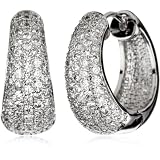 CZ by Kenneth Jay Lane Classic Collection Rhod