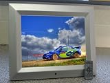 Electronics : 15" Memory View Plus Silver Digital Photo Frame (1GB) + 2GB SD Card