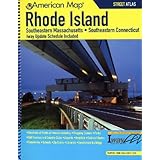 american map rhode island state road atlas