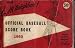 Search : Your Hi Neighbor! Official Baseball Score Book 1950
