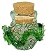 Glass Pyrex Stash Jar ~ Dragon Deluxe ~ With Cork Top ~ Approx 4 Inches