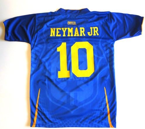 Brasil # 10 Neymar Jr Soccer Adult Jersey size Small .New.