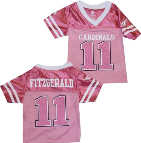 Arizona Cardinals Larry Fitzgerald Infant NFL Girls Pink Jersey