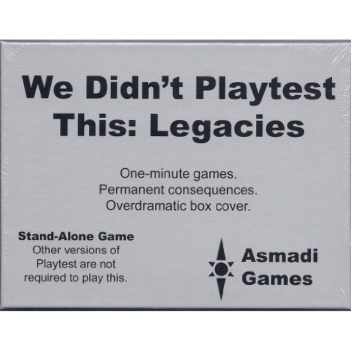 We Didn't Playtest This: Legacies Card Game On Sale