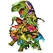 T Rex Attack Shaped Jigsaw Puzzle by Dennis Rogers 1000pc