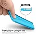 iPhone 6 Plus Case, LoHi Slim Ultimate Vibrant Trendy Charm Cover Protective Anti-scratch Mesh Flexible Anti-fingerprints Back Cases for Apple iPhone 6/6S Plus 5.5 Inch (Blue)