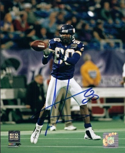 Cris Carter Autographed/Hand Signed Minnesota Vikings 8x10 Photo