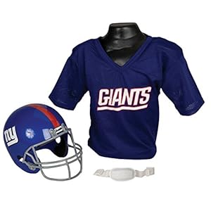 Franklin Sports NFL New York Giants Replica Youth Helmet and Jersey Set