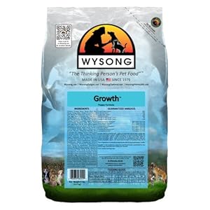 WYSONG PET NUTRITIONAL PRODUCTS 858003 4-Pack Growth Dry Food for Dogs, 5-Pound