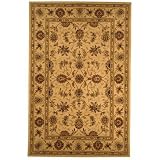 Safavieh Traditions Collection TD602A Handmade Ivory Wool and Silk Area Rug, 2-Feet by 3-Feet