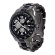 Geneva Platinum Mens Round Face Link Watch