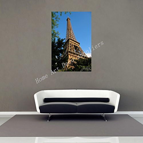 France Eiffel Tower Landscape Posters Stylishly Decorated Rooms Well Designed Waterproof Back Glue Paper Poster WFJ351