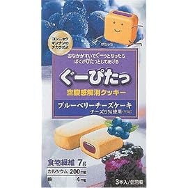 ぐーぴたっ クッキー ブルーベリーチーズケーキ 3本 (12入り)