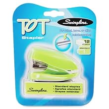 Swingline Tot Stapler with Built-in Staple Remover, Pre-packed with 1000 Swingline Standard Staples, Assorted Colors (S7079141)