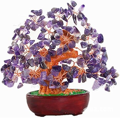 7 Inch Purple Crystal Money Tree Feng Shui Natural Amethyst Quartz Gem Stone Money Tree by Parma77 Mart