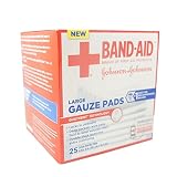 Band-Aid First Aid Small Gauze Pads, 2 In X 2 In, 25 Count (Pack Of 3) (789015049524)
