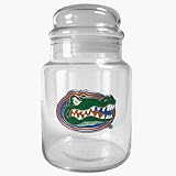 Florida Gators 31 oz Glass Candy Jar