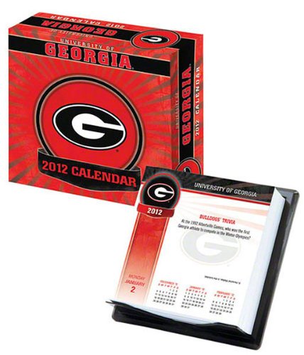 Georgia Bulldogs 2012 Daily Boxed Calendar