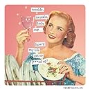 Anne Taintor Square Magnet, Twinkle Twinkle