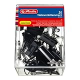 Produkt-Bild: Herlitz 10411155 Vielzweckklammern 24 St&uuml;ck, 32mm, Farbe schwarz