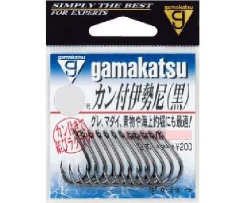 がまかつ(Gamakatsu) バラ カン付伊勢尼(黒) 12