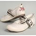 s.OLIVER Damen Pumps, Ballerina, Logodesign, verstellbare  Schliesse, offwhite-khaki