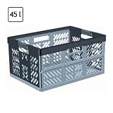 stabile Faltbox Klappbox Kunststoff OKT 45 L bis 50kg