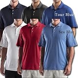 Cutter & Buck Mens Big/Tall DryTec Luxe Jacquard Polos