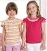 2 Mini Limited Pure Cotton Frill Sleeve Tops