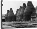 Canvas Prints of Bottle kilns, the Potteries, Staffordshire from Mary Evans