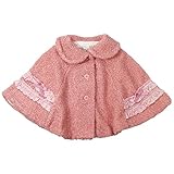 《H28年秋冬物》(日本製) Pample Mousse(パンプルムース) シープボア裏付きレースマント 80cm~90cm/RP NO.DP-64110