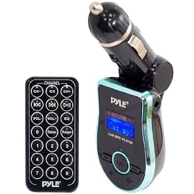 Pyle PMP3A2 Mobile SD/USB/MP3 Compatible Player with Built-In FM Transmitter