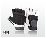 Fitness Gym Leather Gloves (034) Weight lifting Training Cycling All Sports