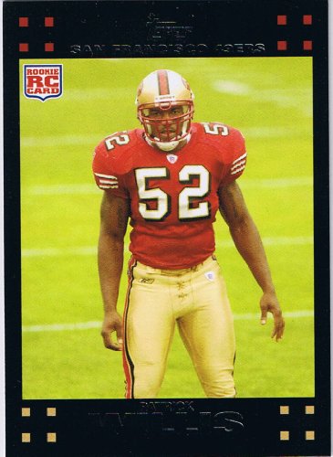 2007 Topps Football # 362 Patrick Willis (RC) Rookie Card - San Francisco 49ers - NFL Trading Cards