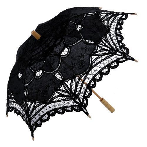 Topwedding Cotton Lace Kids Parasol Wedding Umbrella Baby Shower Decoration