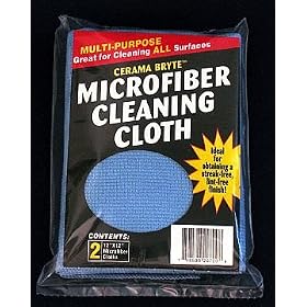 Cerama Bryte Microfiber Polishing & Cleaning Cloth - 2 Pack