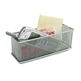 Kitchen & Housewares : 2-by-6-Inch Magnetic Basket, Silver