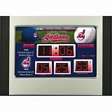 Cleveland Indians Scoreboard Desk Clock