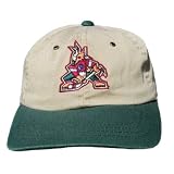 Zephyr Phoenix Coyotes Adjustable NHL Cotton Hat Cap - Khaki / Green