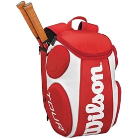 Wilson Tour Large Backpack (Red): Sports &amp; Outdoors