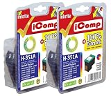 iComp Compatible 2xHP 350 COLOUR High Capacity XL Version Cartridges for HP Deskjet D4200 D4245 D4260 D4263 D4268 D4360 OfficeJet J5700 J5730 J5780 J5785 J5790 J6400 J6410 J6413 J6415 J6450 J6480 Photosmart C4200 C4205 C4210 C4240 C4250 C4270 C4272 C4273 C4275 C4280 C4283 C4285 C4293 C4294 C4340 C4342 C4343 C4344 C4345 C4348 C4380 C4383 C4390 C4440 C4450 C4472 C4473 C4480 C4483 C4485 C4580 C4585 C4599 C5240 C5250 C5270 C5273 C5275 C5280 C5283 C5288 C5290 C5293 D5360 D5363 D5368 (HP350, HP350XL,