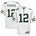 Aaron Rodgers Green Bay Packers #12 NFL Youth Alternate Jersey White