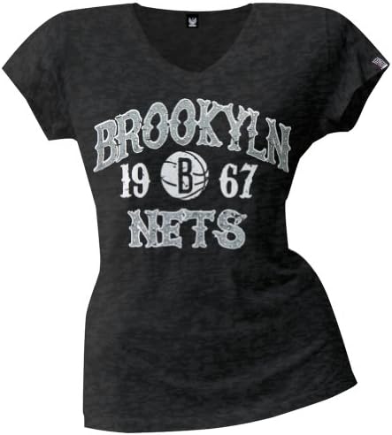 NBA - Brooklyn Nets - Fast Break Juniors V-Neck T-Shirt - Large