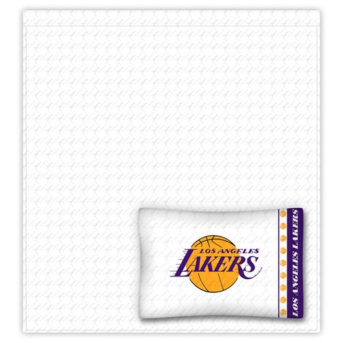 Sports Coverage NBA Los Angeles Lakers Sheet Set Queen