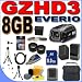JVC Everio GZ-HD3 60GB Hard Drive HDD 3CCD Camcorder with 10x Optical Zoom PLUS 8GB SDHC Memory Card - Extra Rechargeable Battery - Rapid External Charger - 3 Piece Filter Kit - 0.45x Wide Angle & 2x Telephoto Lenses - Full Size Tripod - GZHD3 BigVALUEInc Accessory Saver Bundle + MORE