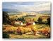 Hazy Tuscan Farm by S. Hinus 8"x10" Art Print Poster